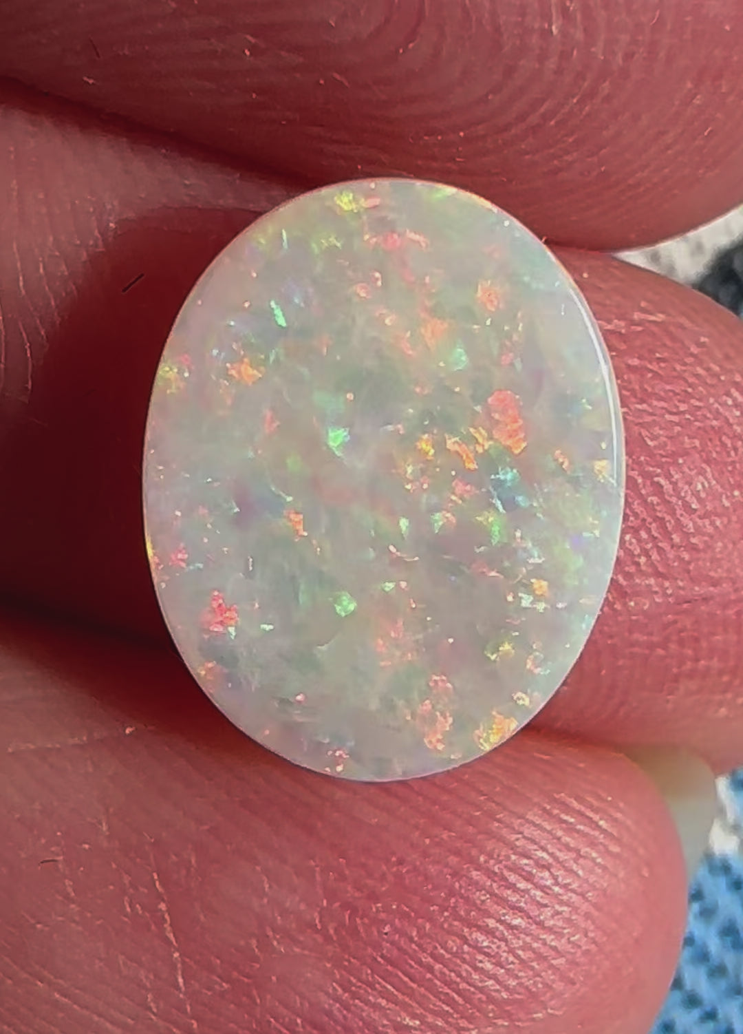 Australian Opal Solid Loose Cut Stone 2cts 12x10mm