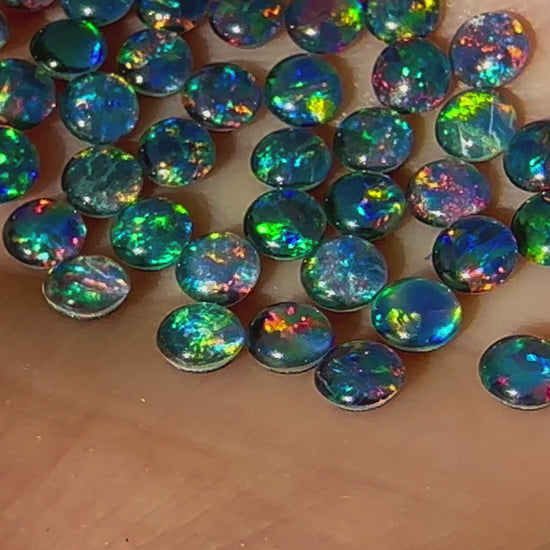 Australian opal triplets 4mm