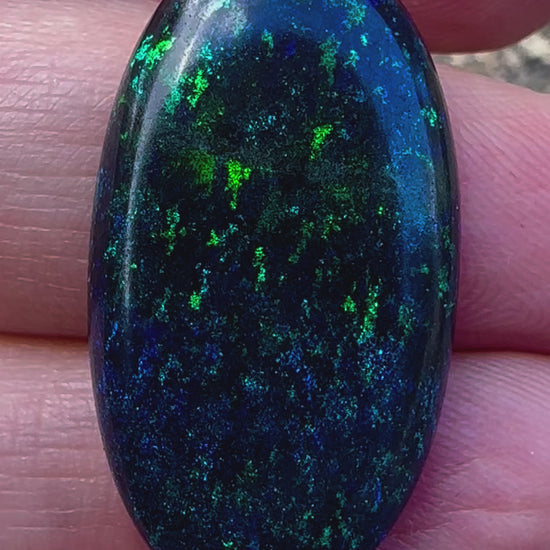 Gorgeous oval Andamooka matrix opal 14.4cts