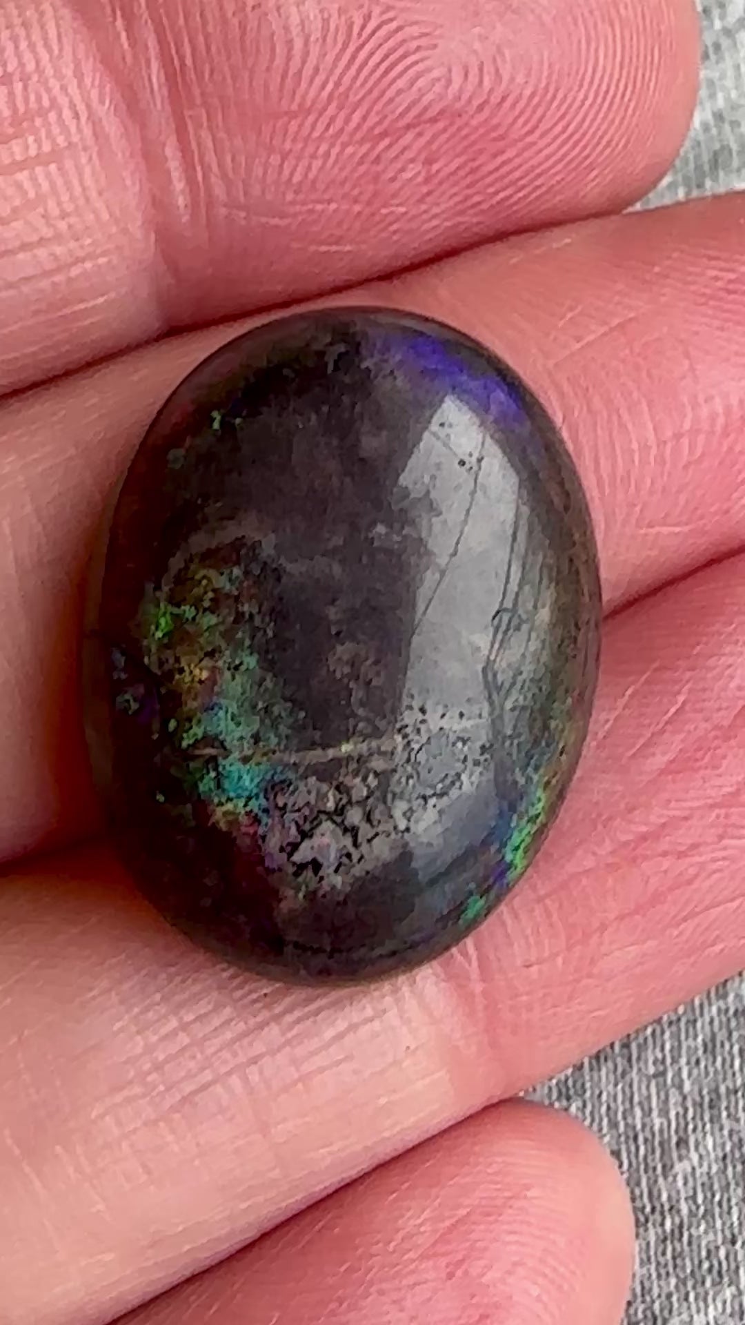 Opal Essence Australian Treated Andamooka Matrix multicolored Unset Pendant opal 
