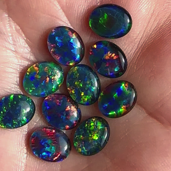 Australian Opal Triplets 10x8mm