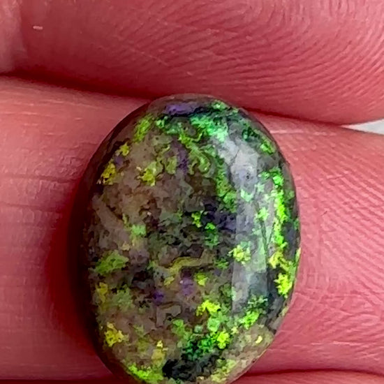 Opal Essence Australian Treated Andamooka Matrix multicolored Unset Pendant opal 