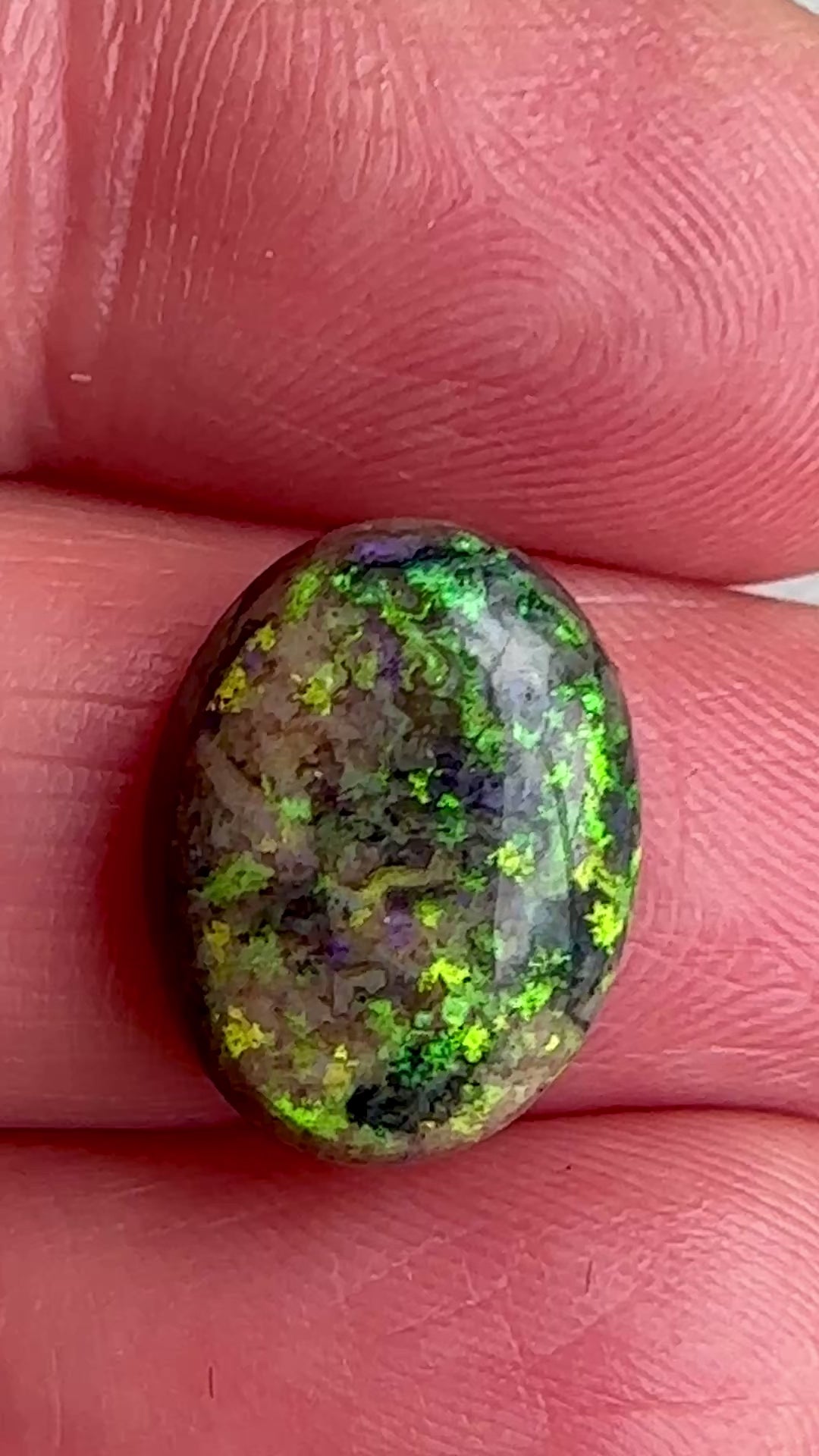 Opal Essence Australian Treated Andamooka Matrix multicolored Unset Pendant opal 