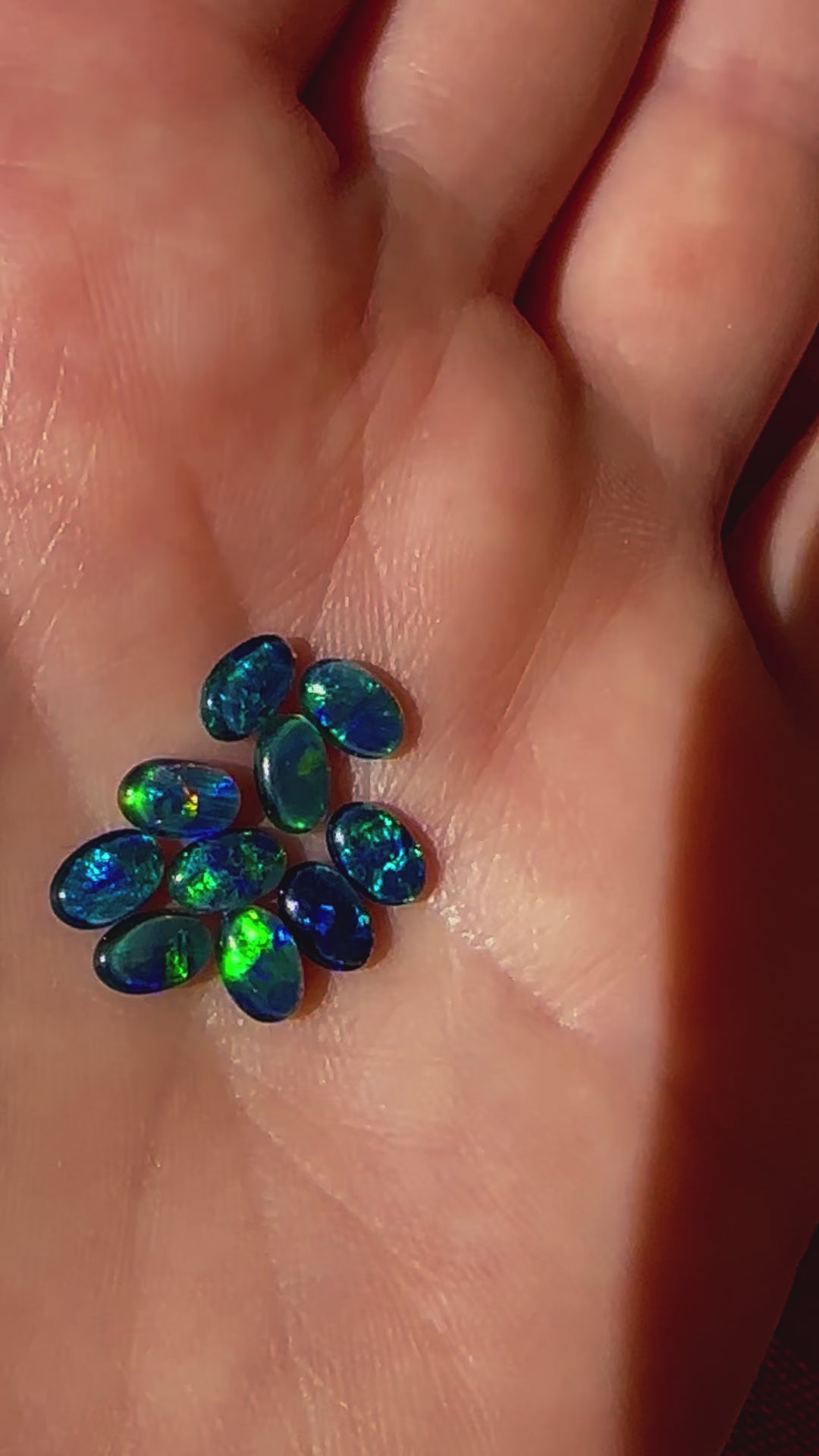 Australian Gem opal triplets 6x4 mm