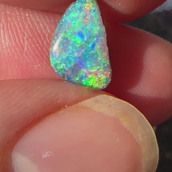 Australian Queensland Boulder Opal Cut Stone