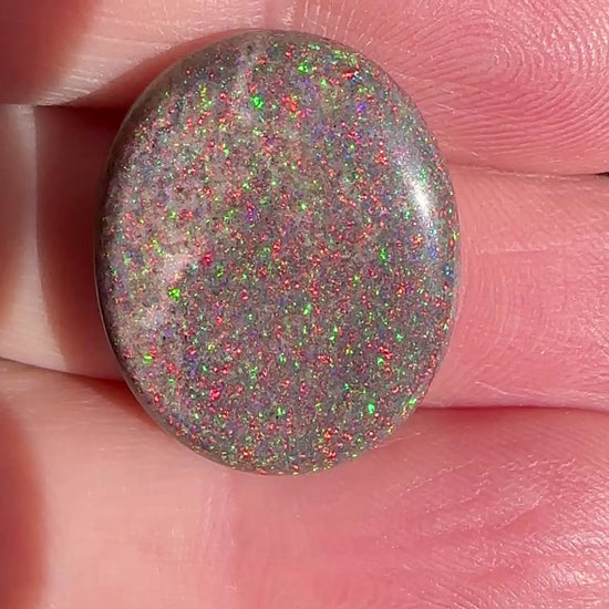 Opal Essence Treated Andamooka Matrix multicoloured Pendant 