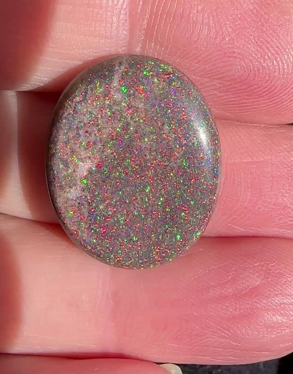 Opal Essence Treated Andamooka Matrix multicoloured Pendant 