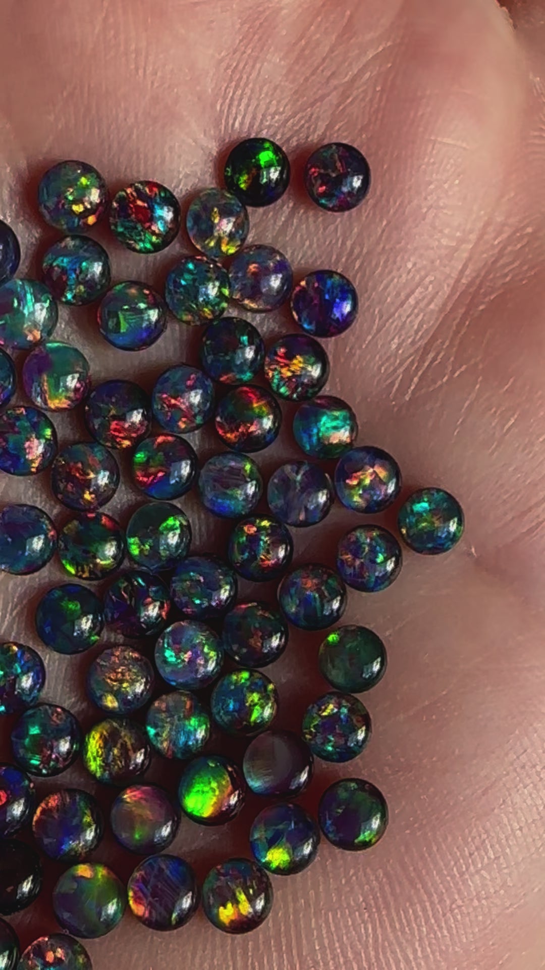 Australian Gem opal triplets 4 mm