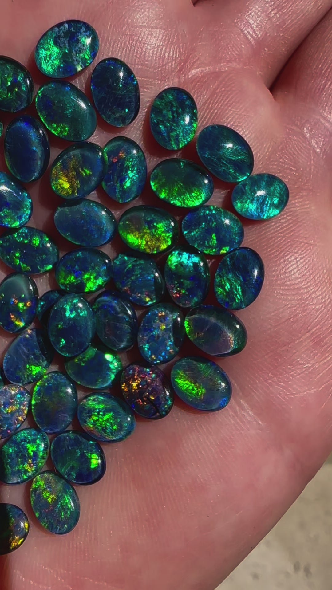 Australian Opal Triplets 8x6mm