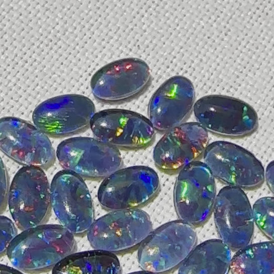 Australian Opal triplets - 5x3 mm