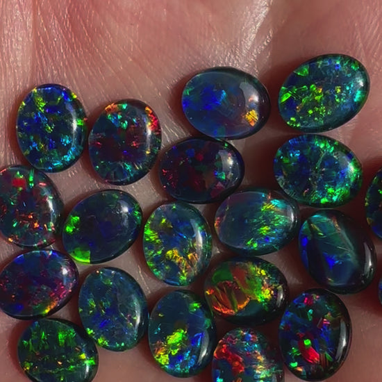 Australian Opal Triplets 8x6mm