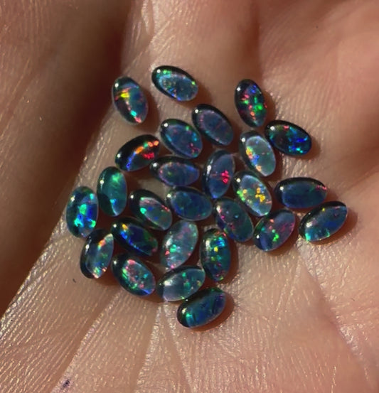 Australian Opal triplets 5x3 mm