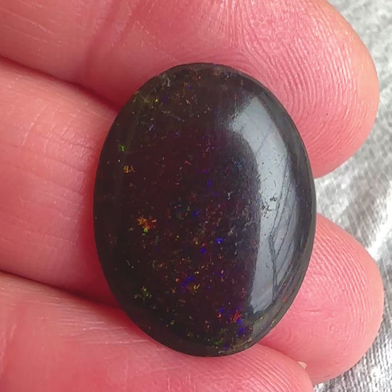 Opal Essence Australian Treated Andamooka Matrix multicolored Unset Pendant opal 