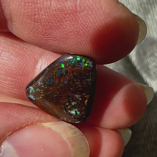 Triangular Queensland Boulder Opal 8.7 cts