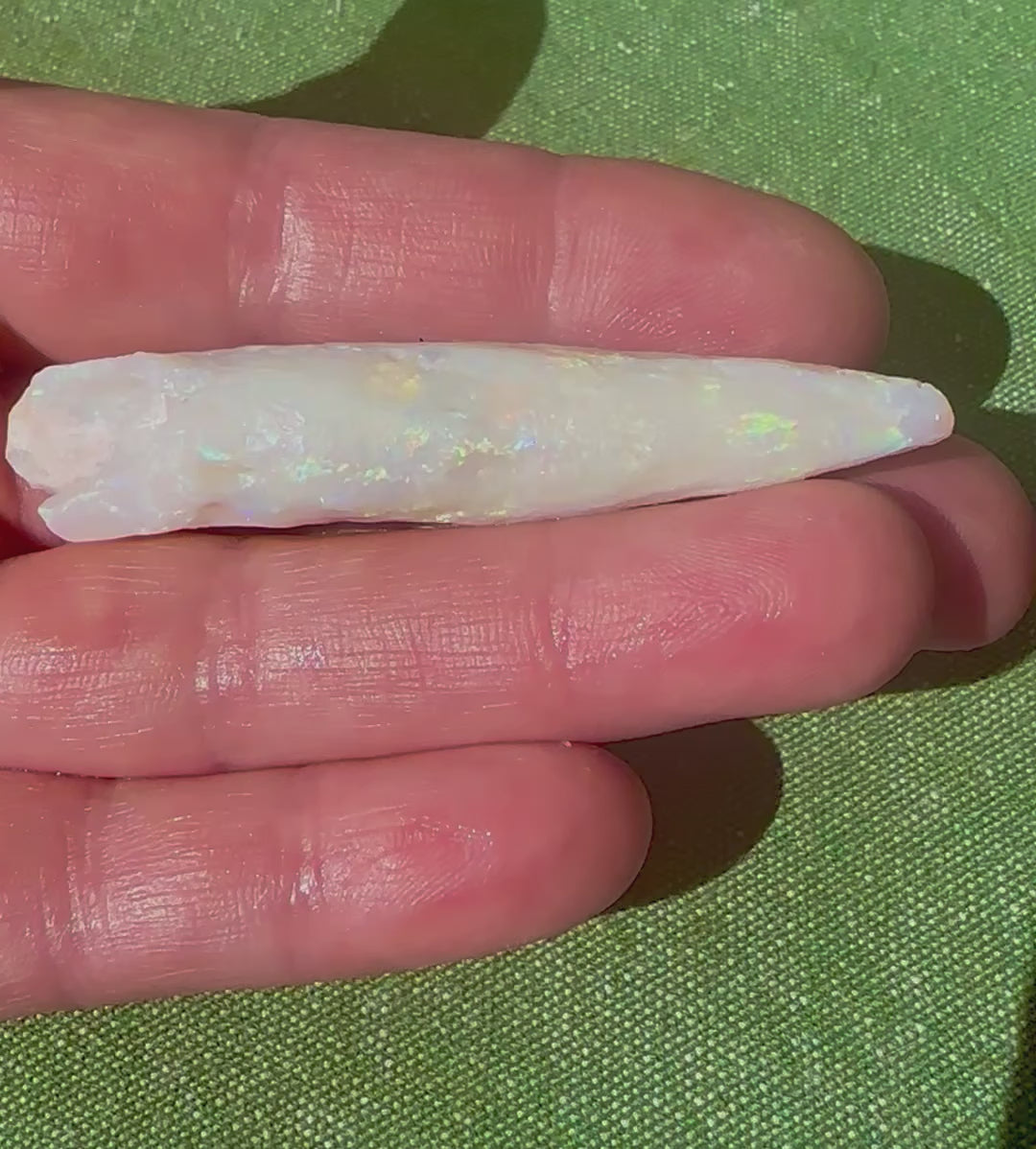 Genuine Australian Opal Belemnite 58 cts