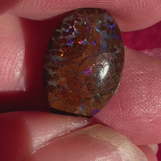 Australian Boulder opal cabochon &nbsp;5.3 cts