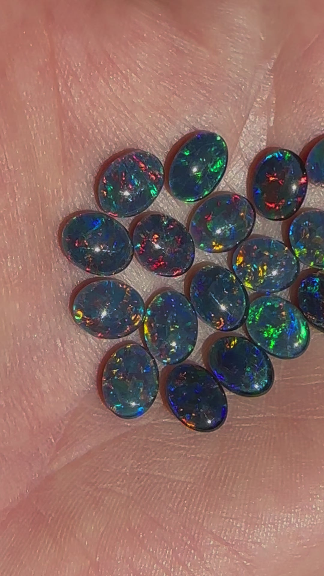 Australian Opal Triplets 9x7mm 