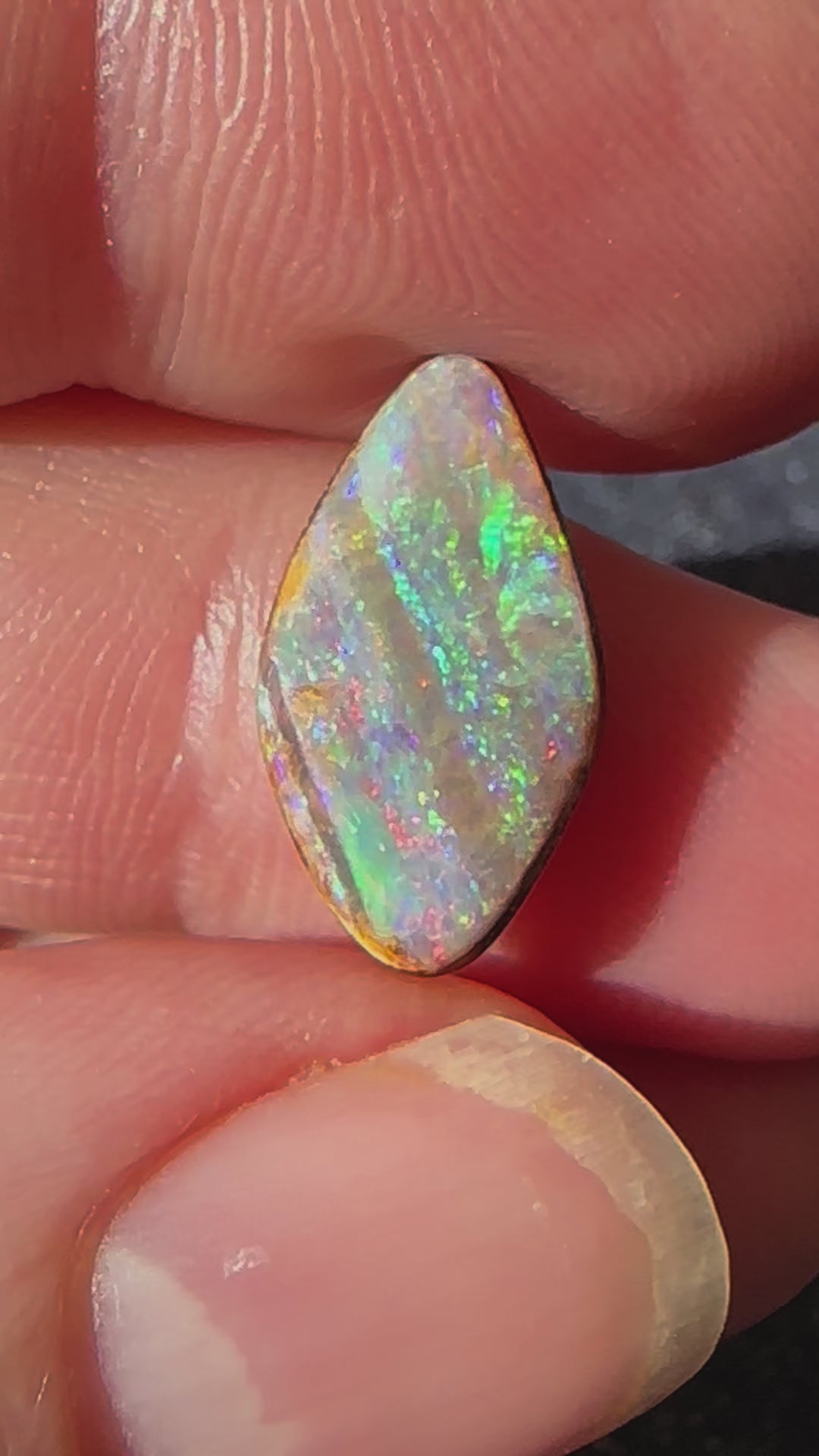 Australian Queensland Boulder Opal cabochon