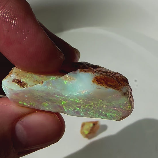 Australian, Lambina crystal rough opal parcel