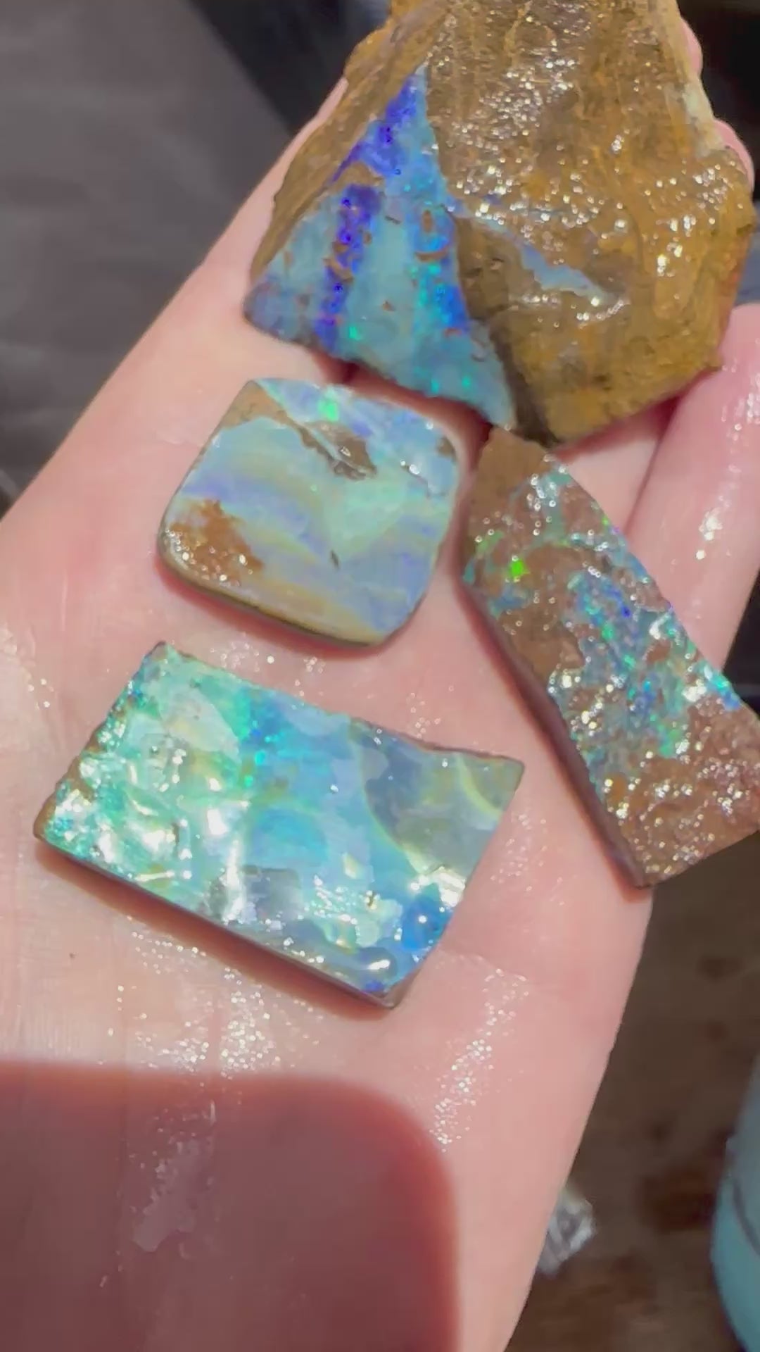 Australian Queensland Boulder Opal Parcel