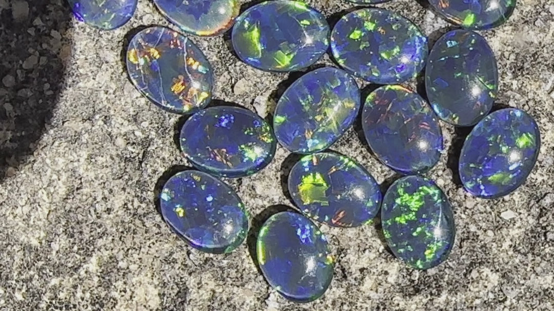 Australian Genuine Gem Opal Triplets 8x6mm