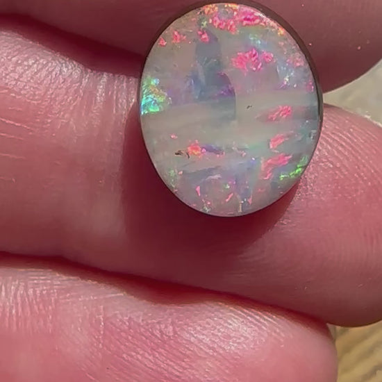 Natural Australian Boulder opal cabochon 5.5 cts