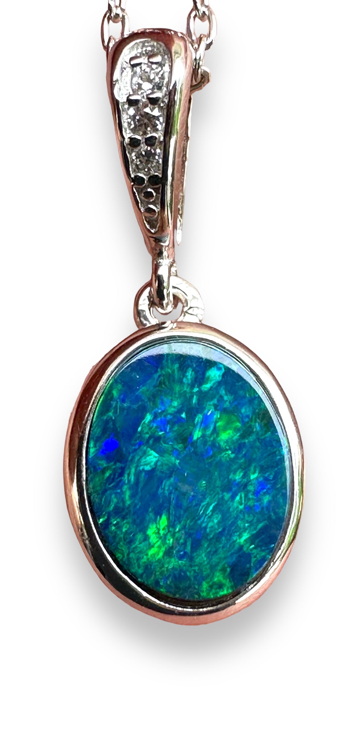 Beautiful genuine Australian Opal Pendant