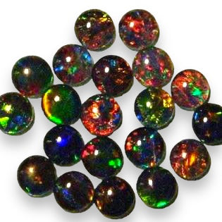 Opal Triplets 4mm round opal triplets- Opal Essence Wholesalers