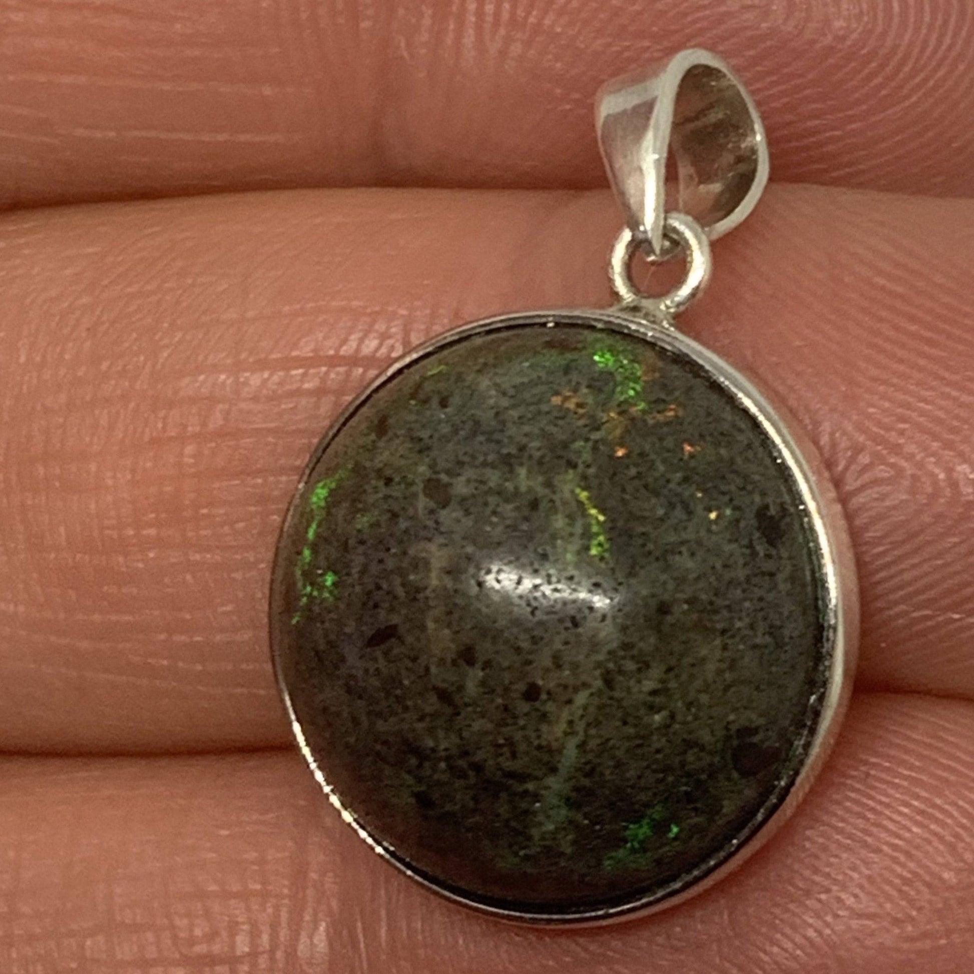 Andamooka opal matrix bead